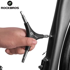 ROCKBROS Ferramentas Da Bicicleta Falou Chave Multifuncional Triângulo Spanner 4MM 5MM 6MM 3 Em 1 Mão Portátil De Reparação De Acessórios