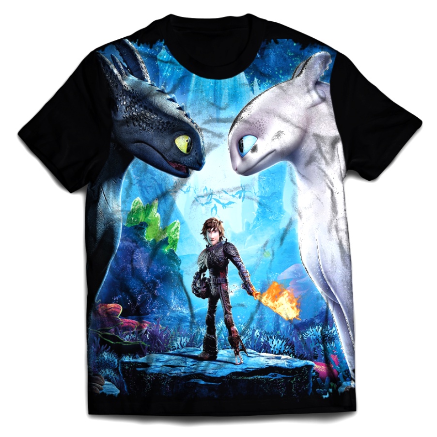 Camiseta Infantil Como Treinar O Seu Dragão Banguela em Oferta na Shopee