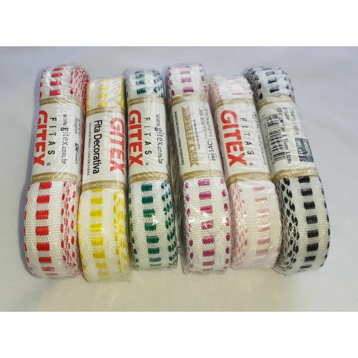 1 Unidade de Falso Passa Fita com 10 MT Para Toalhas, Artesanatos. em Oferta na Shopee