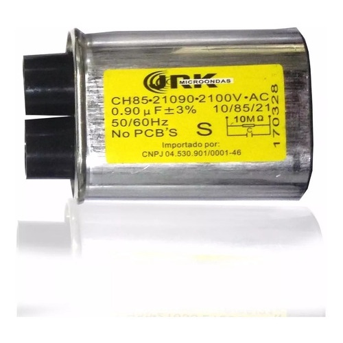 Capacitor Microondas 0,90 Uf 2 Un + Capacitor 0,75 Uf 2 Un