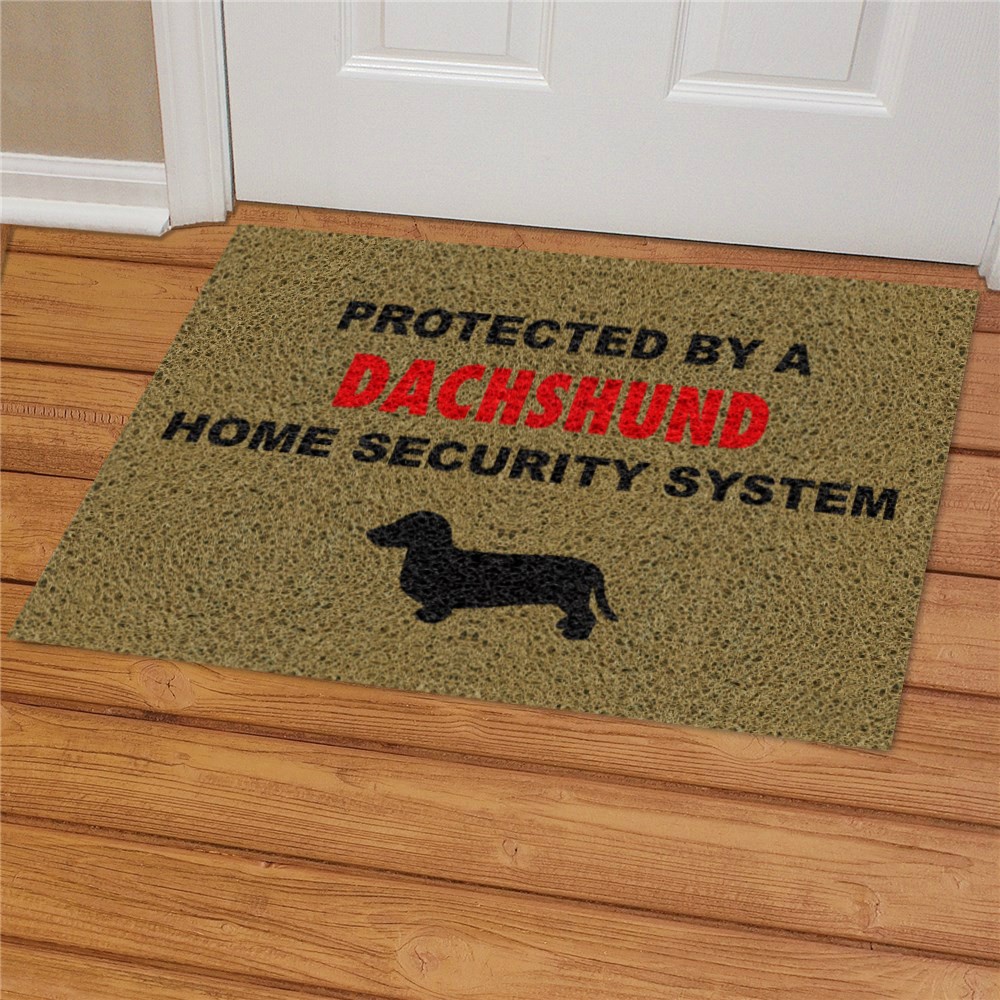 Tapete Capacho Dachshund home security 60x40 em Oferta na Shopee