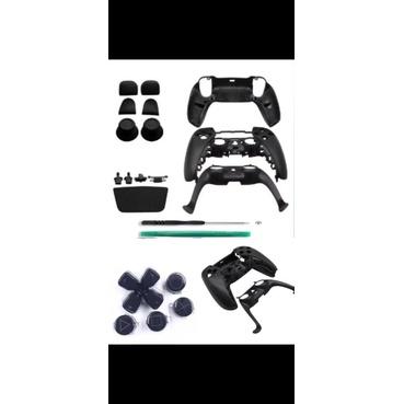 Carcaça completa controle dualsense ps5 com botões cristal
