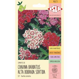 Sementes Flores Cravina e Cravo Isla