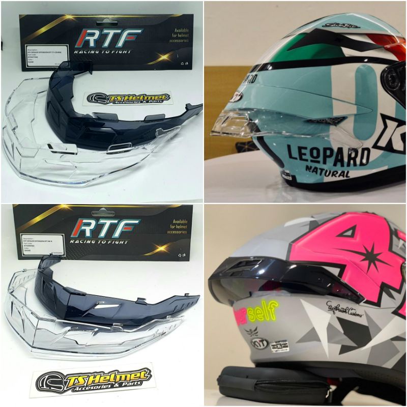 Kyt TTC NFR Nx Race NFJ RTF Spoiler De Capacete De Qualidade Premium