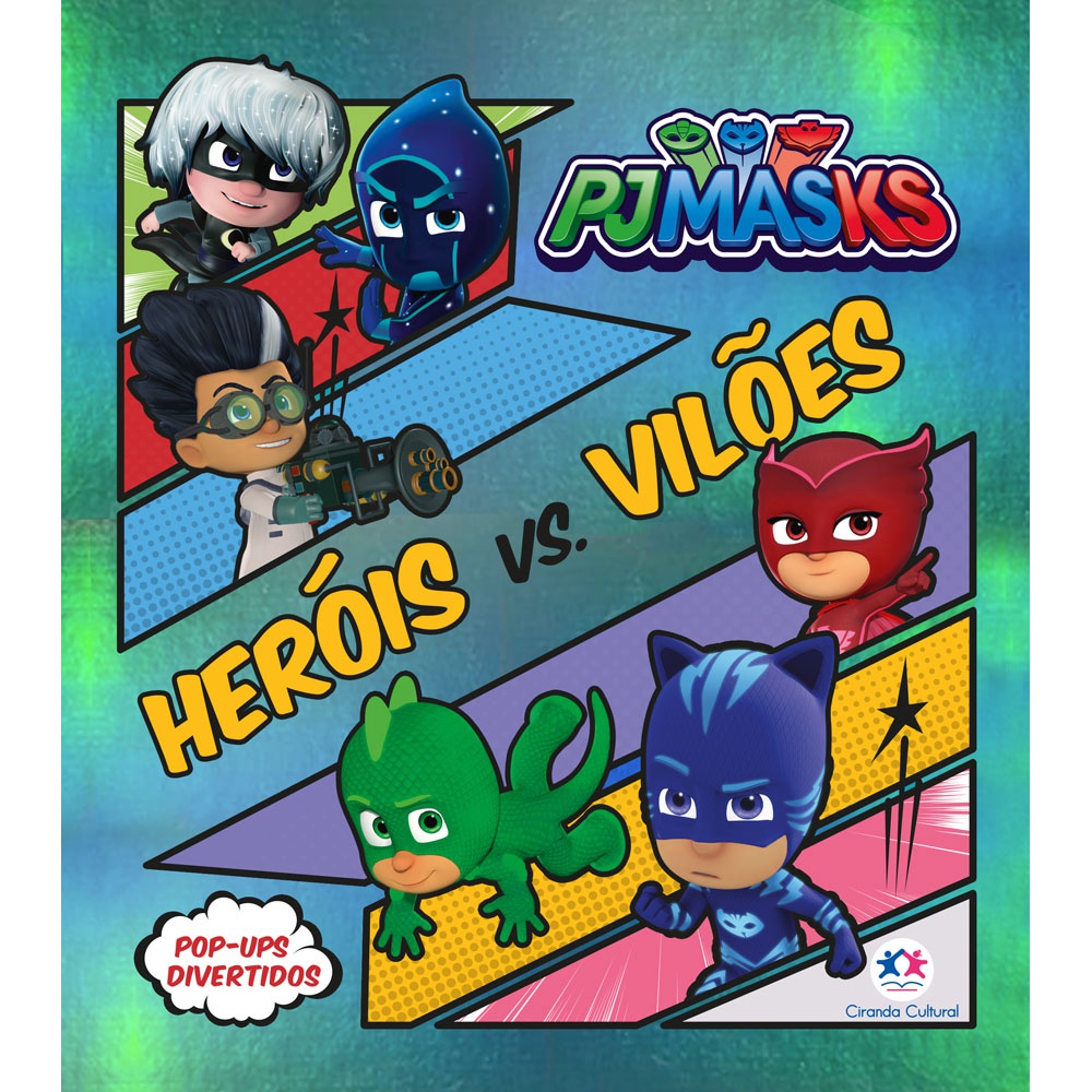 Livro - PJ Masks - Heróis vs vilões - Ciranda Cultural em Oferta na Shopee