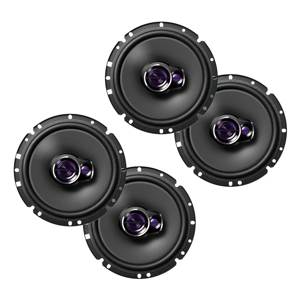 Kit 4 Alto Auto Falantes Pioneer Ts-1760br + 6 Polegadas Som em Oferta na Shopee