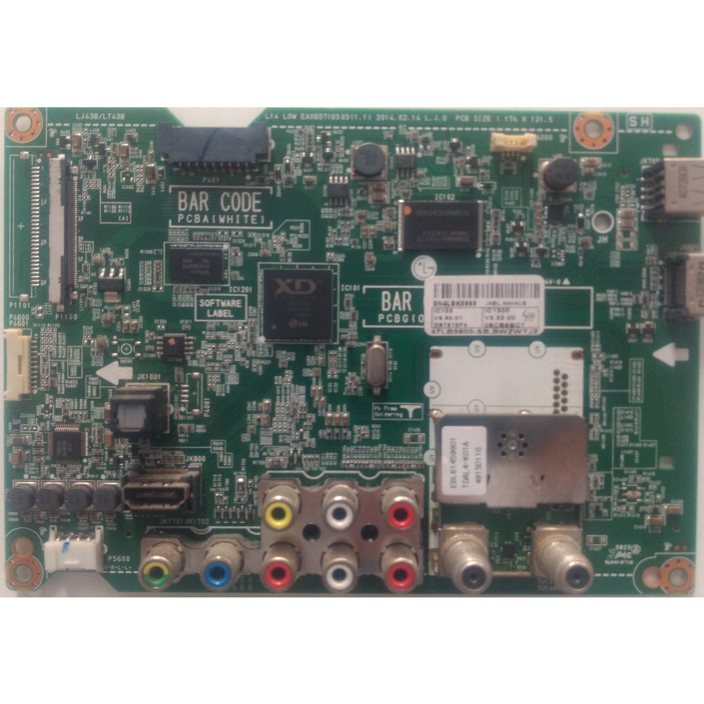 Placa Principal Tv LG 47lb5500 42lb5600 Eax65710303 1.1