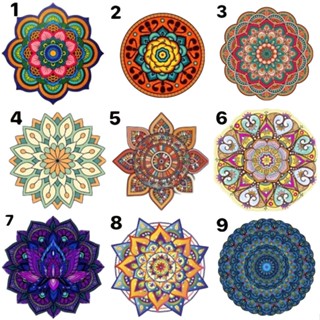 Trio De Quadros Mandala Decorativo De Parede Promoção 30x30 Linda Decoracao em Oferta na Shopee