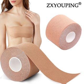 sutia adesivo ZXYOUPING Sutiã Fita 10cm*5M fita para seios Feminino Invisível sutiã levanta seios
