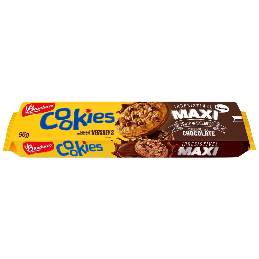 Kit C/15 Cookies Maxi Chocolate Bauducco 96g