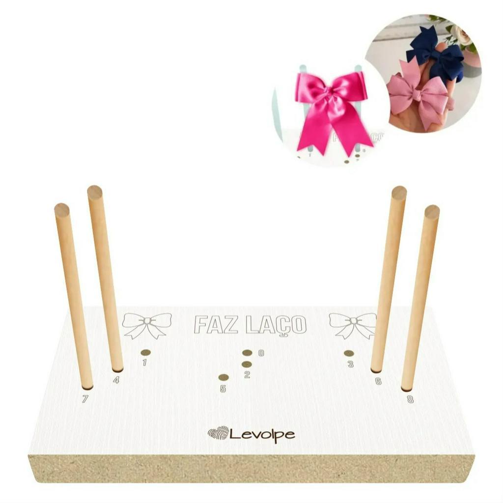 Tear Manual De Madeira - Aparelho Para Fazer Laços