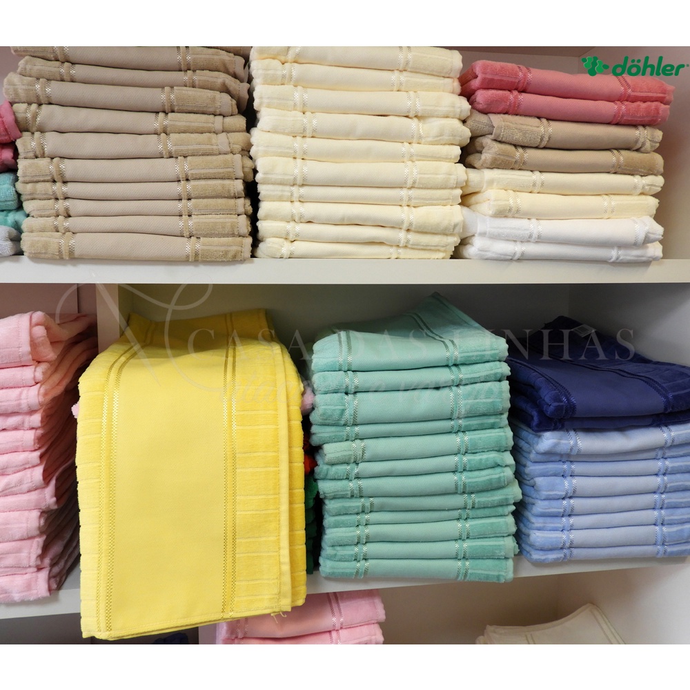 Toalha Banho Ponto Russo p/ Pintura ou Bordado Velour Artesanalle Dohler 70x1,40cm em Oferta na Shopee