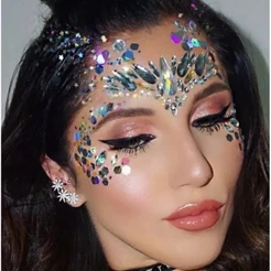 Adesivo De Rosto Para Festa E Carnaval