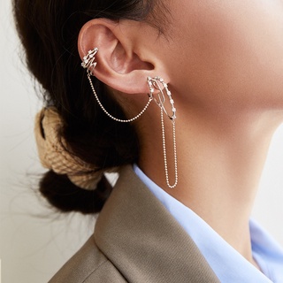 (1 Peça) Brinco Bamoer 925 Silver Flower Tassel Series Ear Stud Fashion Jewelry For Women Girls Gift