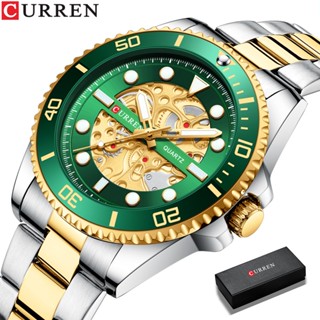 Relógios Masculinos CURREN Luxo Marca Original Casual à prova d'água Esporte Quartzo Relógio 8412S em Oferta na Shopee