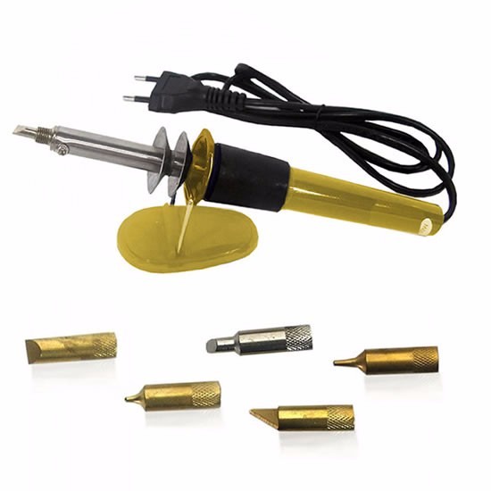 Pirografo Para Madeira E Couro Caneta Para Gravar | Shopee Brasil