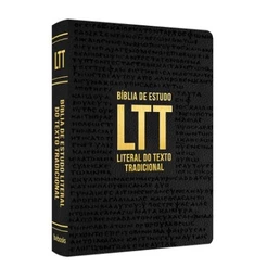 Bíblia de Estudo Literal do Texto Tradicional | LTT | Capa Luxo Preta