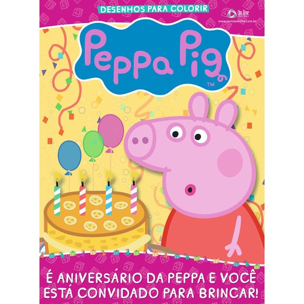 Peppa Pig - Revista Desenhos para Colorir - Books & Magazines