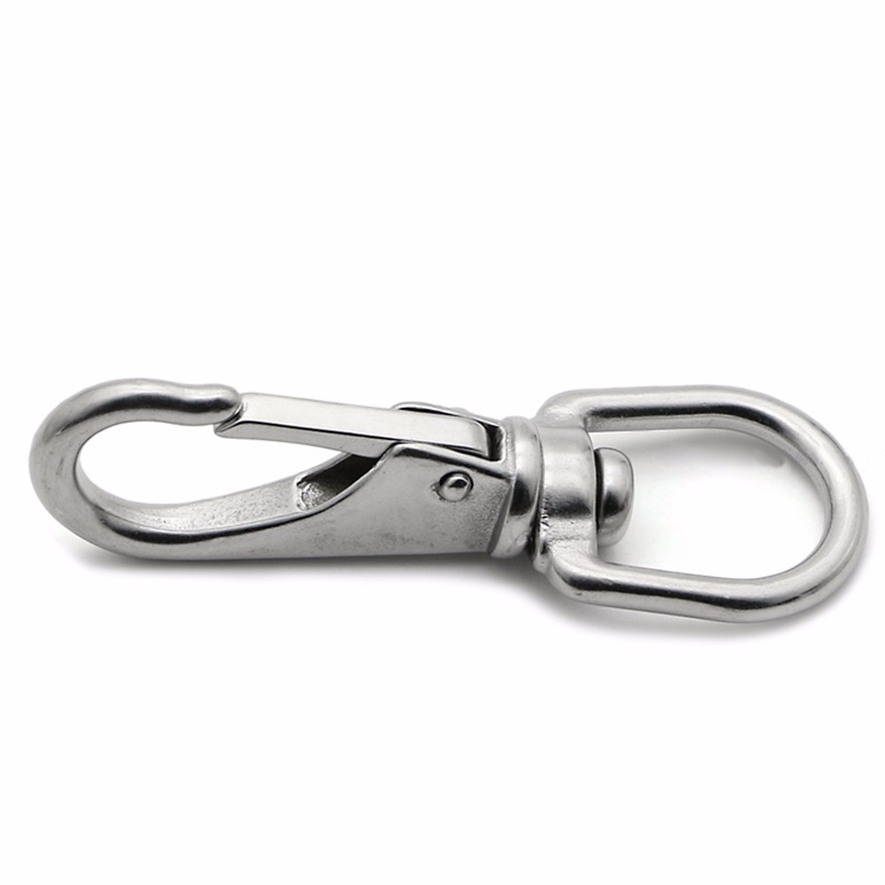 Mosquetão Inox Com Destorcedor 117MM