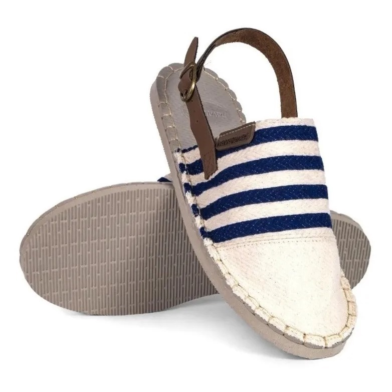 Alpargata Havaianas Mule Strap Vermelho Azul Sapatilha Feminino Pronta Entrega