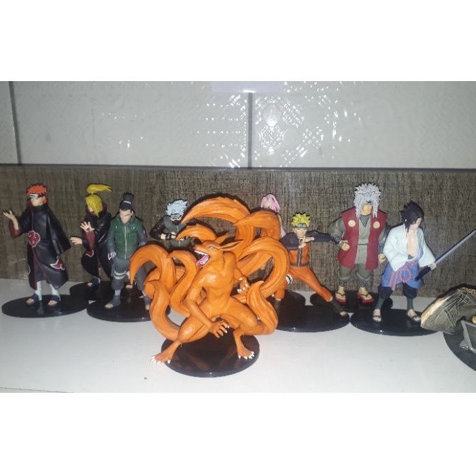 Naruto Shippuden Action figures Coleção D'agostini miniaturas