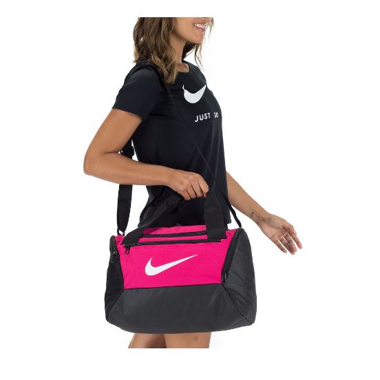 Bolsa Nike Xs Duff 9.0 - 25 - Rosa E Preto Shopee Brasil