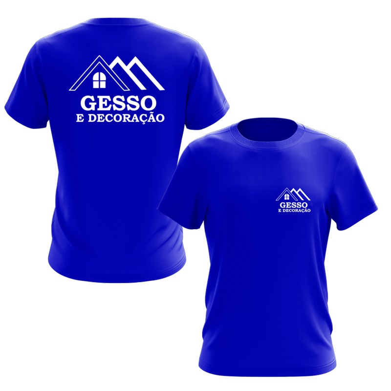 Camiseta Gesso Gesseiro Uniforme Profissional Serviço