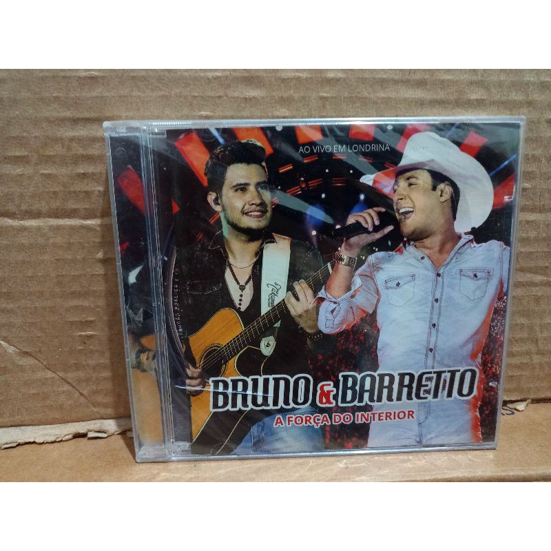 CD BRUNO E BARRETO- A FORÇA DO INTERIOR AO VIVO EM LONDRINA (ORIGINAL-LACRADO)