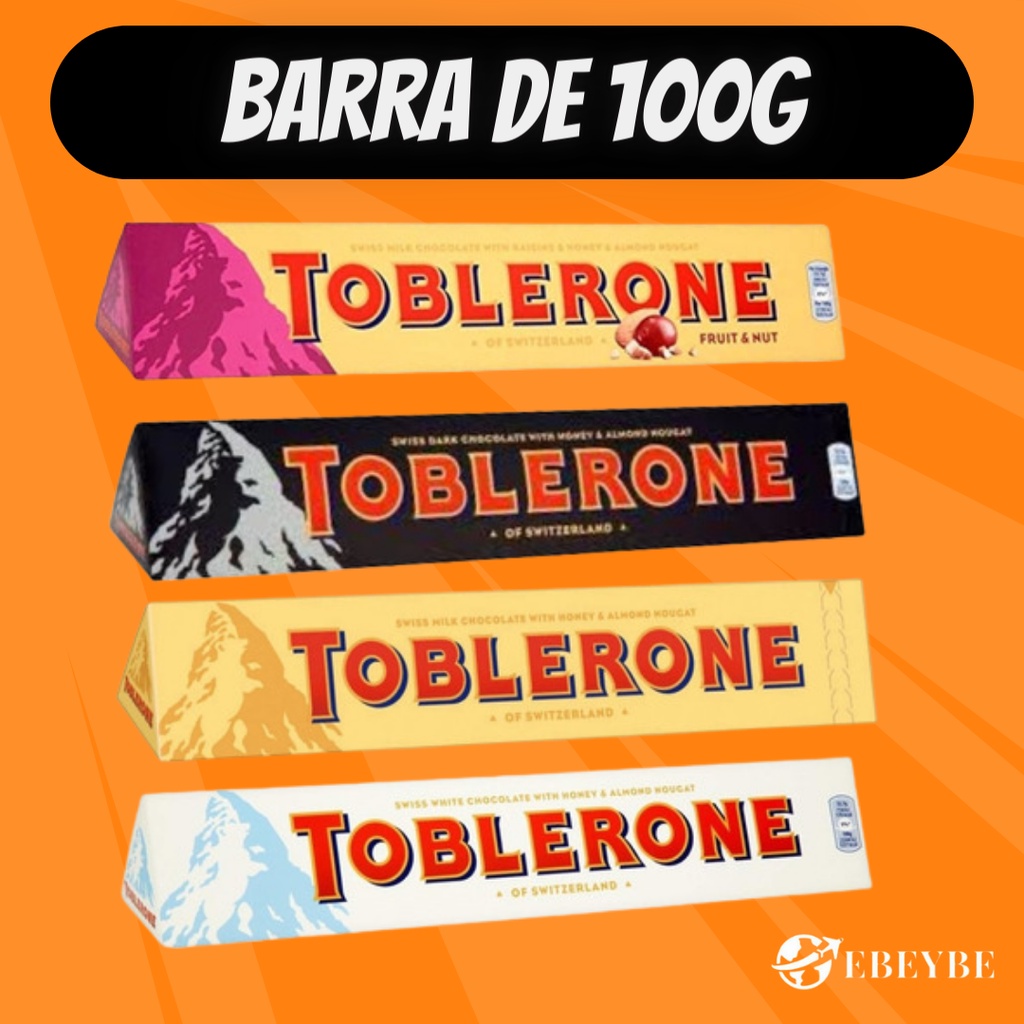 Toblerone 100 g Chocolate Suíço Diversos Sabores Promoção Corre