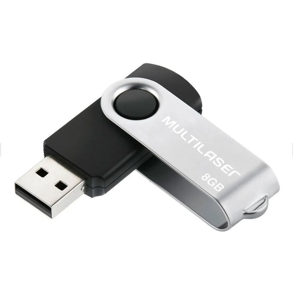PenDrive Multilaser Twist 8gb Preto Original em Oferta na Shopee