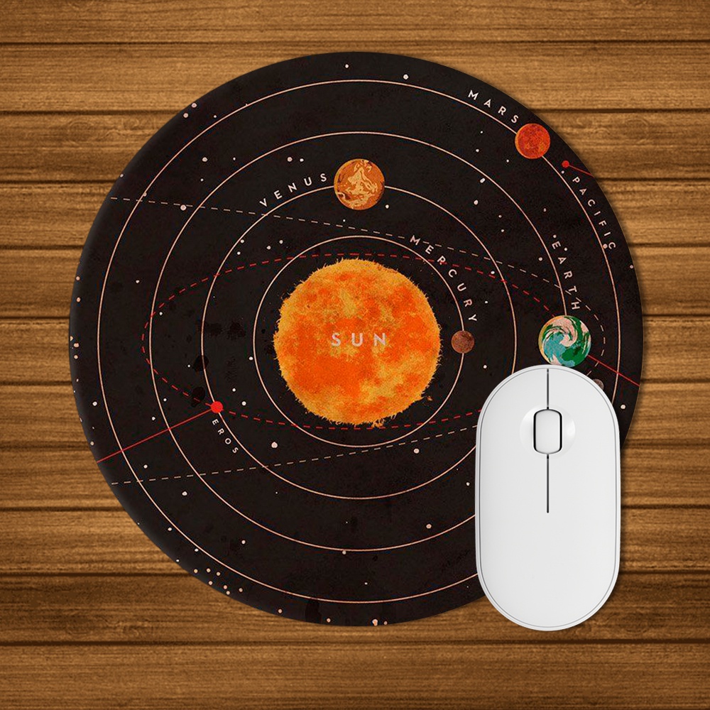 Mouse Pad Galaxia Sistema Solar Geografia Antiderrapante Premium ...