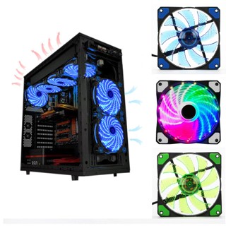 Cooler Fan Com Led Colorido Ventilação PC 1200RPM 12x12Cm em Oferta na Shopee