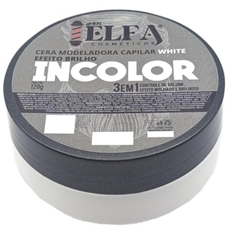 Cera Modeladora Capilar Elfa Incolor 4 Man Extra Forte 120g em Oferta na Shopee