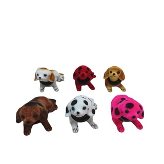 kit com 2 Cachorrinhos que balança a cabeça , para decoração de carros e ambientes