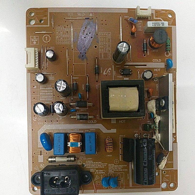 Placa fonte tv samsung un32fh4205g bn44-00664a