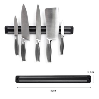 Barra Magnética Imantada Facas e Ferramentas Imã - Tamanho 33cm - Envio Imediato