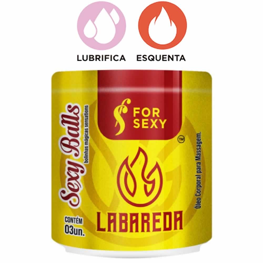 Bolinhas de Óleo Lubrificante Íntimo e Massagem Sensual Sex Shop