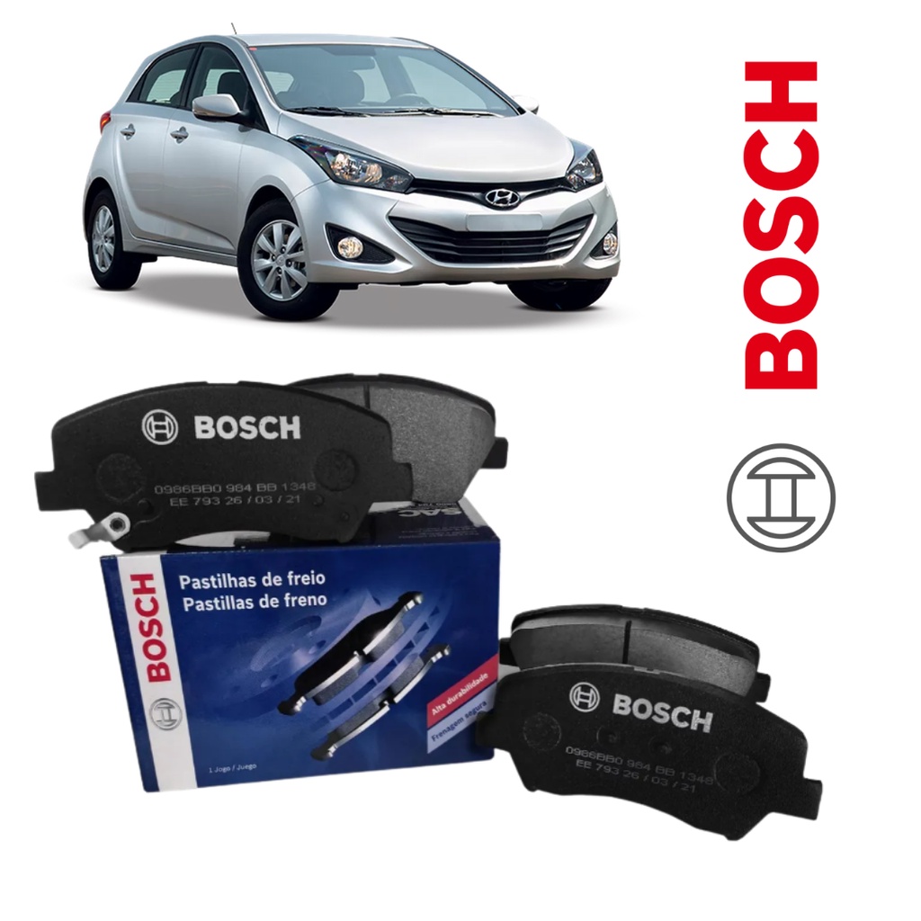 Pastilha De Freio Dianteira Hyundai HB20 1.6 Confort Plus 2012 2013 2014 2015 2016