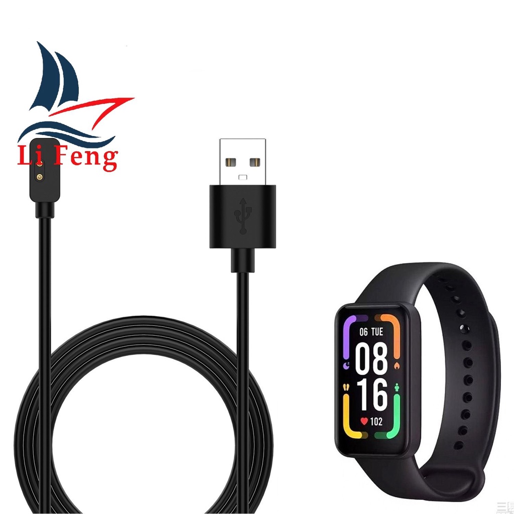 Cabo USB Carregador Magnético para Redmi Watch 2 / Smart Band Pro / Band 7 Pro