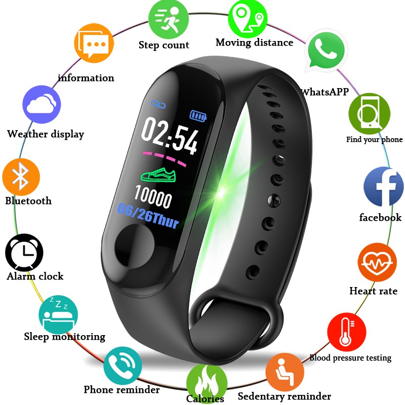 Relógio Smart Esportivo com Monitor de Pressão/Rastreador Fitness | Sports  Smart Watch Bracelet Blood Pressure Monitor Smart Band Fitness Tracker |  Shopee Brasil
