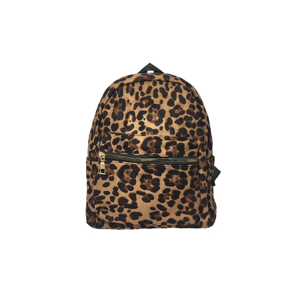 Mochila Alcinha Feminina Animal Print Oncinha Aj Stores