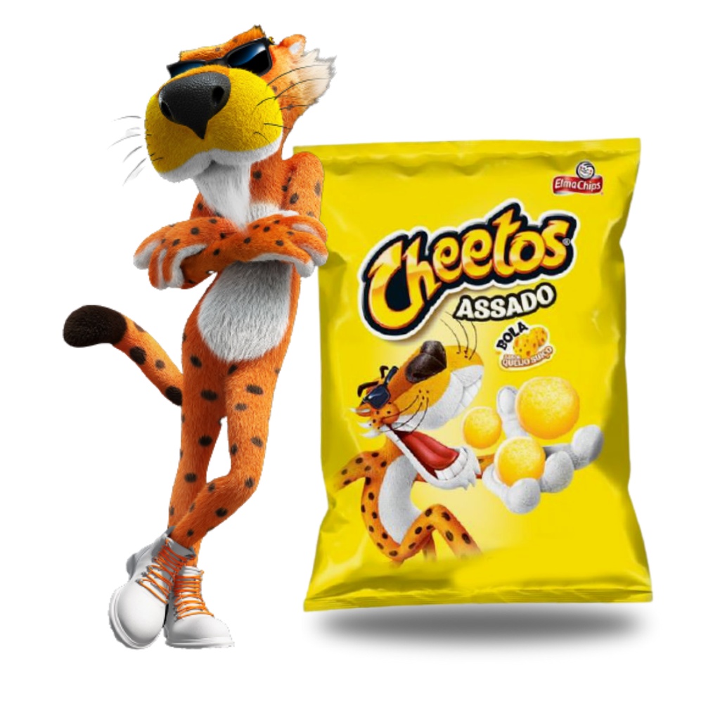 Cheetos Bola Promoção kit 5 Salgadinho Queijo 37g