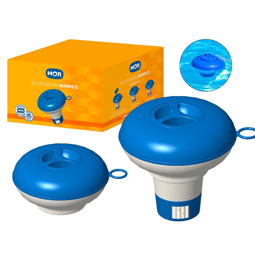 Flutuador Químico Para Tratamento Água Cloro Piscina - Mor em Oferta na Shopee
