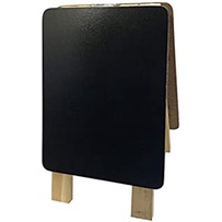 Mini Cavalete Goumert Quadro Negro Mini Blackborad 20X12cm