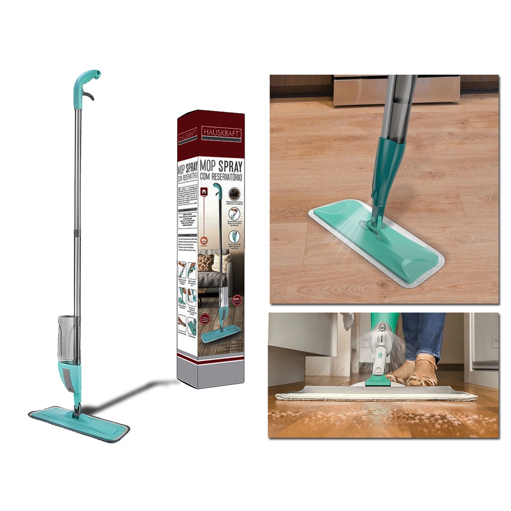 Mop Spray Rodo Inteligente Vassoura com Microfibra - HAUSKRAFT VSRA-002