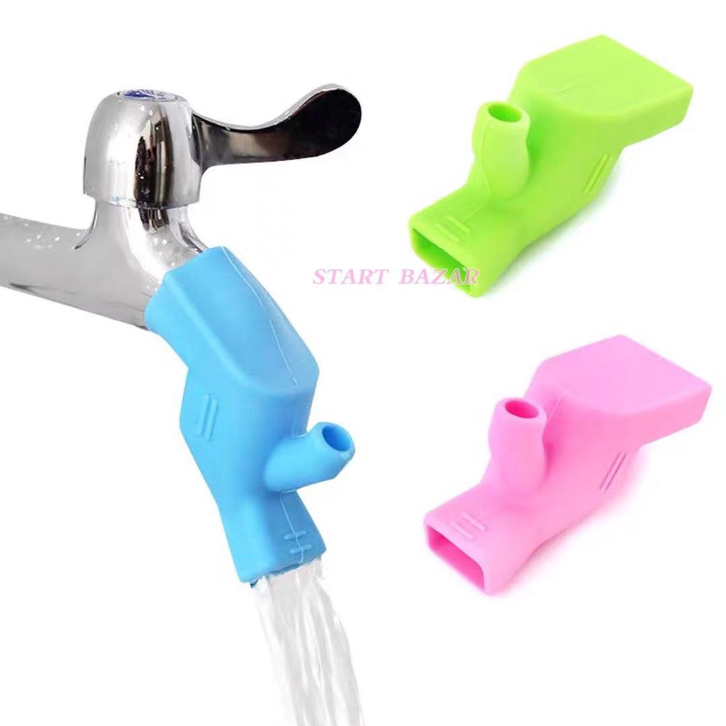 Extensor De Torneira De Silicone Criança Crianças Reach Torneira De Água De Borracha Mão Lavagem Banheiro Pia Do Banheiro Torneira Chute Extensor
