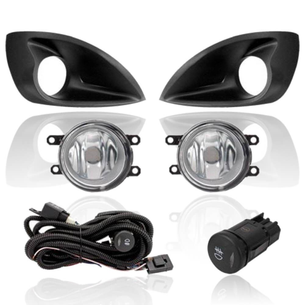 Kit farol auxiliar Milha Fiesta 2010 a 2014 Bmo Com grade em Oferta na Shopee