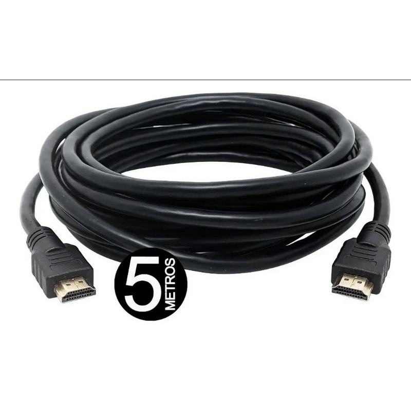 Cabo Hdmi 5 Mts 2.0 4k Full Hd Blindado Xbox Ps4 Bluray Tvs