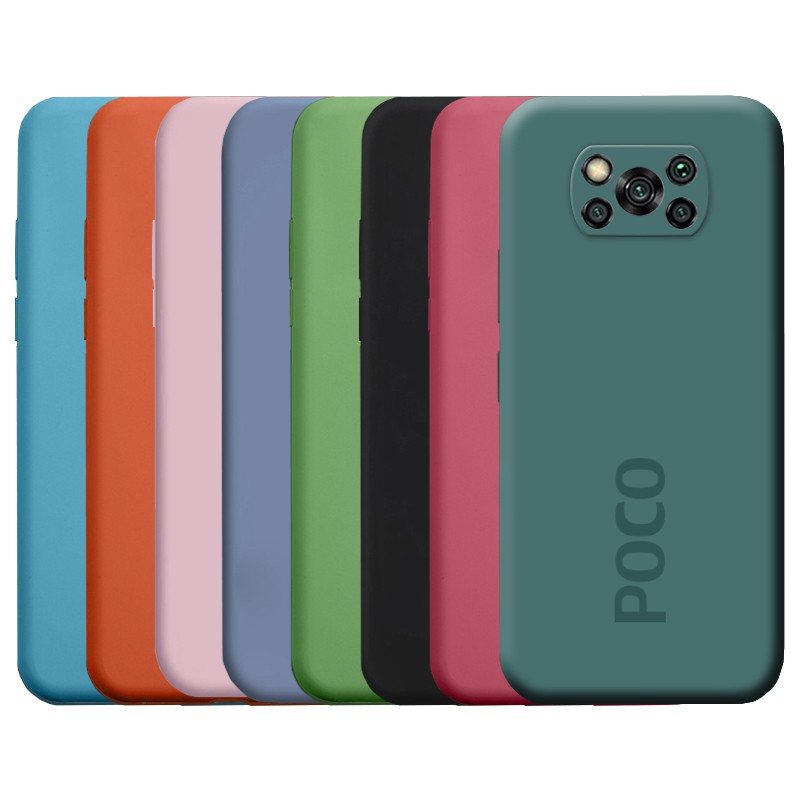 Casing Official Original Silicone Full Protection Soft Camera Protection Case Xiaomi Redmi Poco 2517