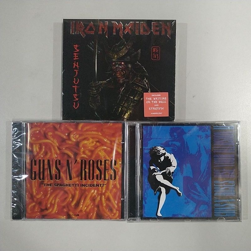 Kit cd Iron maiden senjutsu/ Guns Spaghetti/ Illusion 2